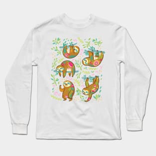 Caramel Sloths Long Sleeve T-Shirt